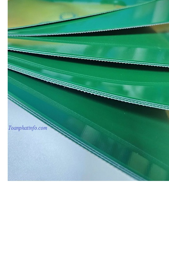 Băng tải PVC xanh lá