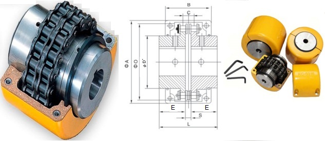 khớp nối x&iacute;ch KC 